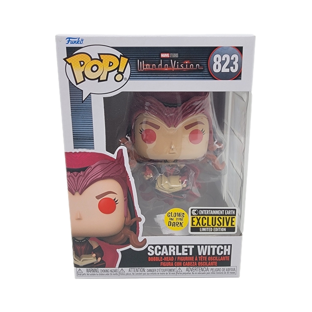 Funko Marvel Wanda Vision Scarlet Witch #823 GID Entertainment Exclsuive